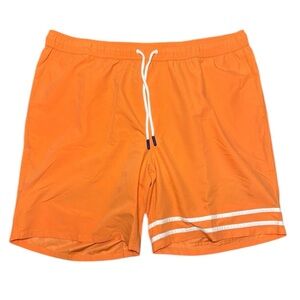 Cabana Life Orange and Gray Shorts